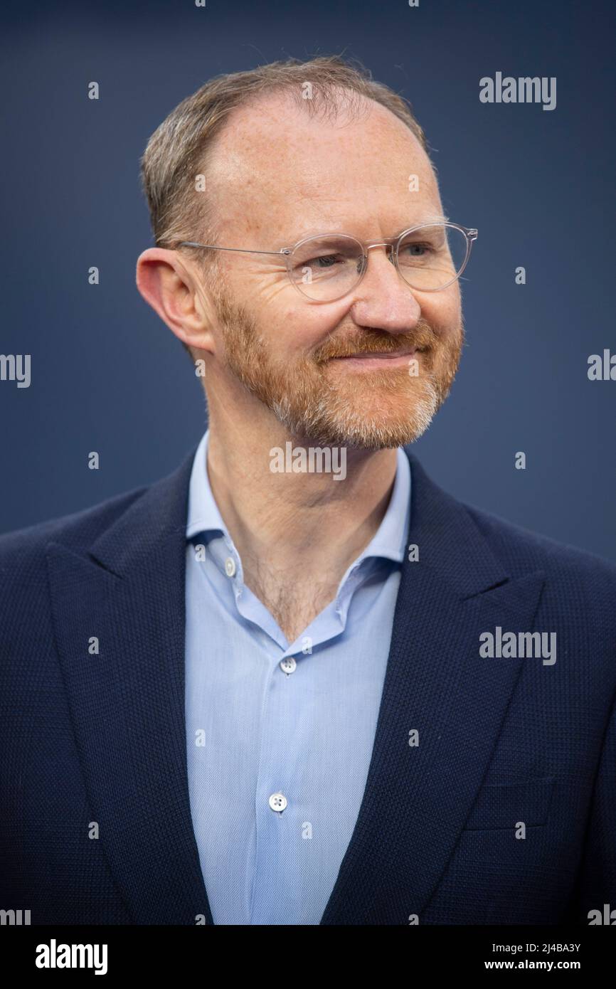 Mark Gatiss attends the "Operation Mincemeat" UK premiere at The Curzon