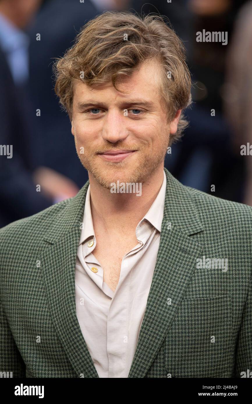 Johnny Flynn attends the "Operation Mincemeat" UK premiere at The