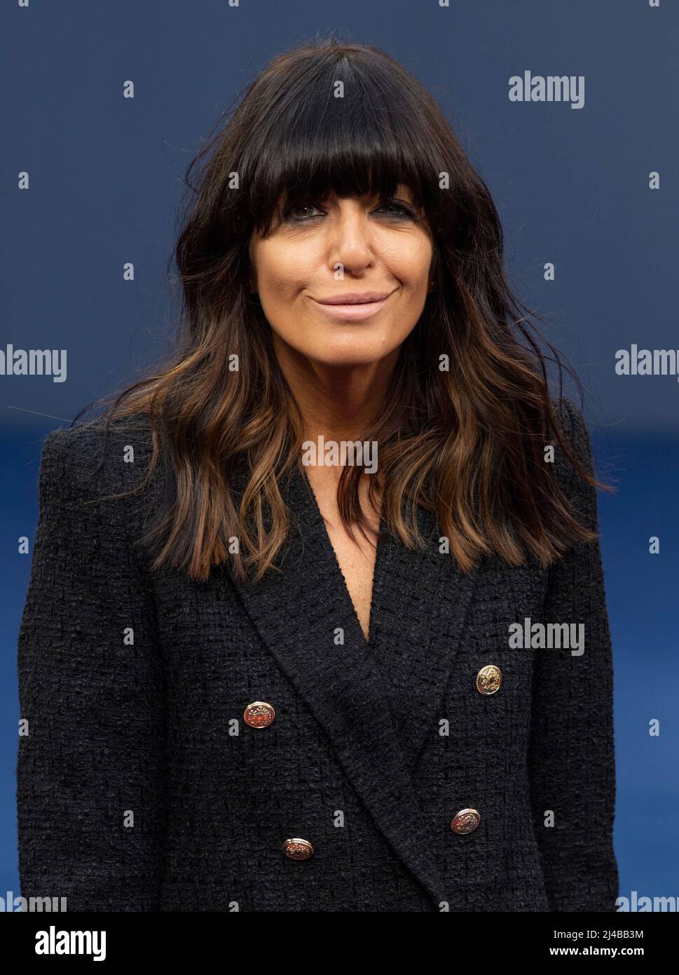 Claudia Winkleman attends the "Operation Mincemeat" UK premiere at The