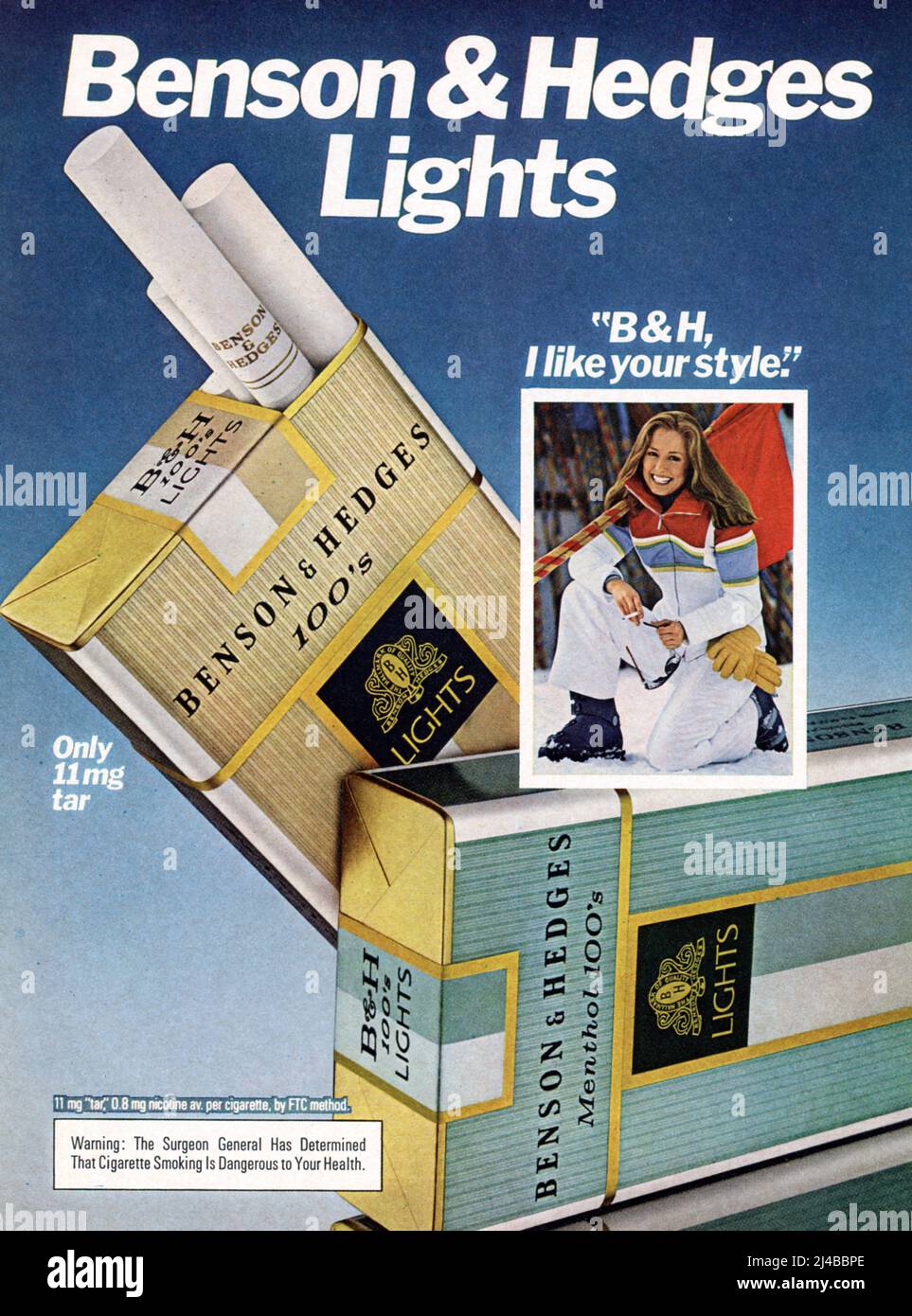 cigarette ads 1980s 1980 cigarette ad hi-res stock photography and images