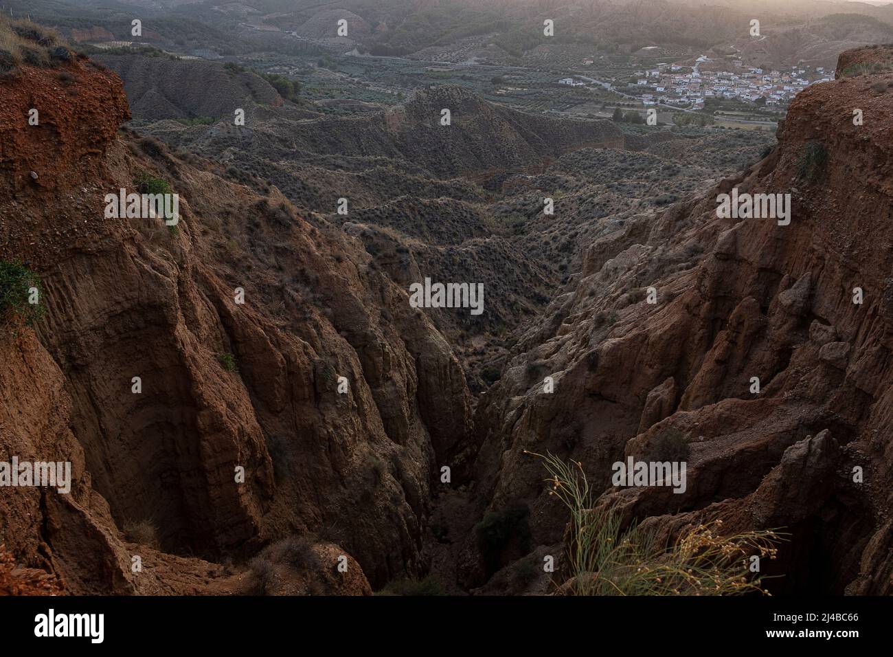 Badlands of Guadix, Guadix, Geopark of Granada, Granada, Andalucia, Spain Stock Photo