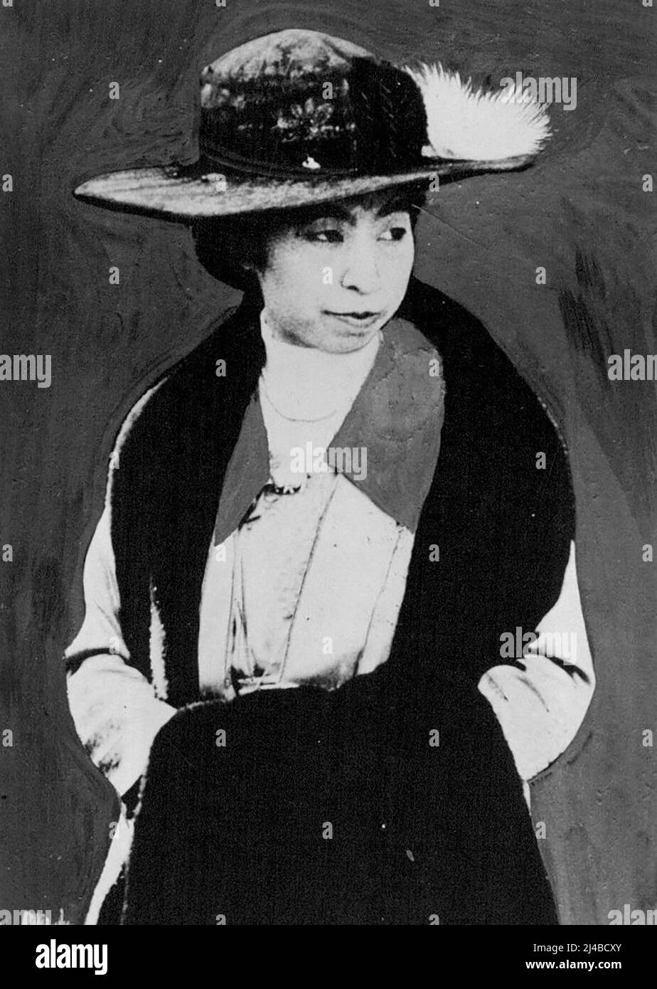 H.I.M. The Empress Dowager Sadako. November 5, 1936. Stock Photo
