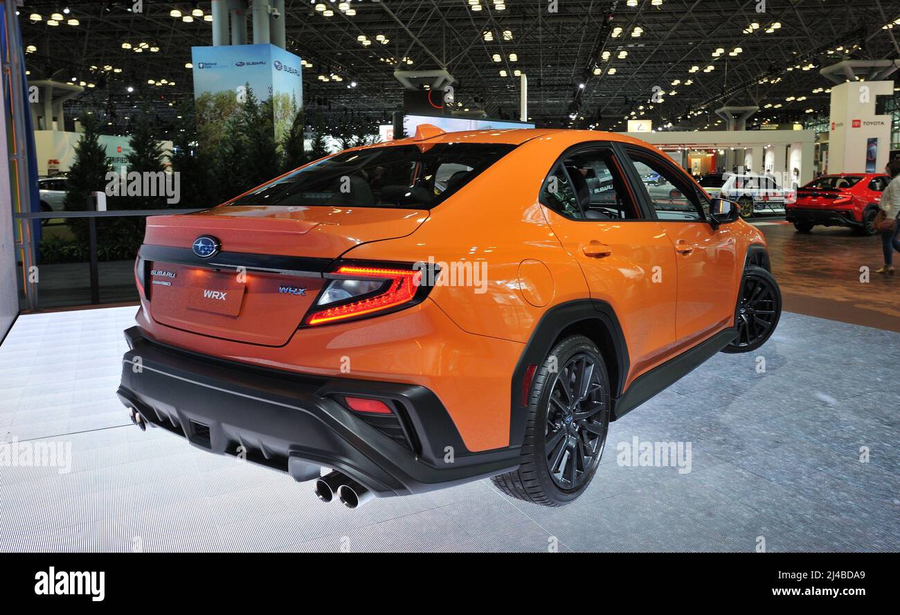 Subaru WRX prototype on display at the New York International Auto Show