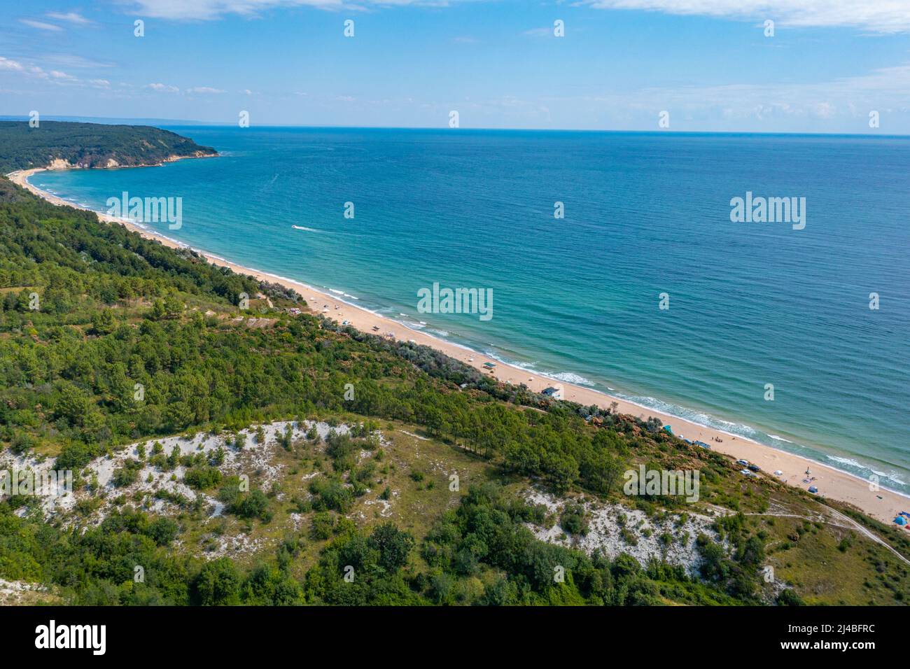 Aerial view of Karadere beach in Bulgaria Stock Photo - Alamy