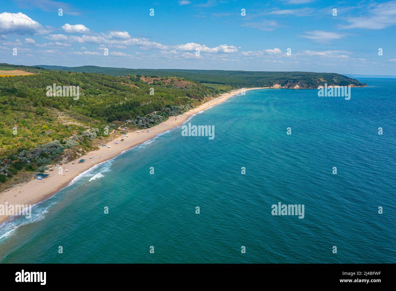 Aerial view of Karadere beach in Bulgaria Stock Photo - Alamy