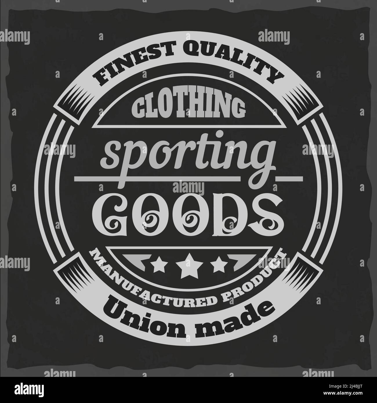 Vintage print for t-shirt or apparel. Retro artwork in black and white for fashion and printing. Old school vector with traditional theme and typograp Stock Vector