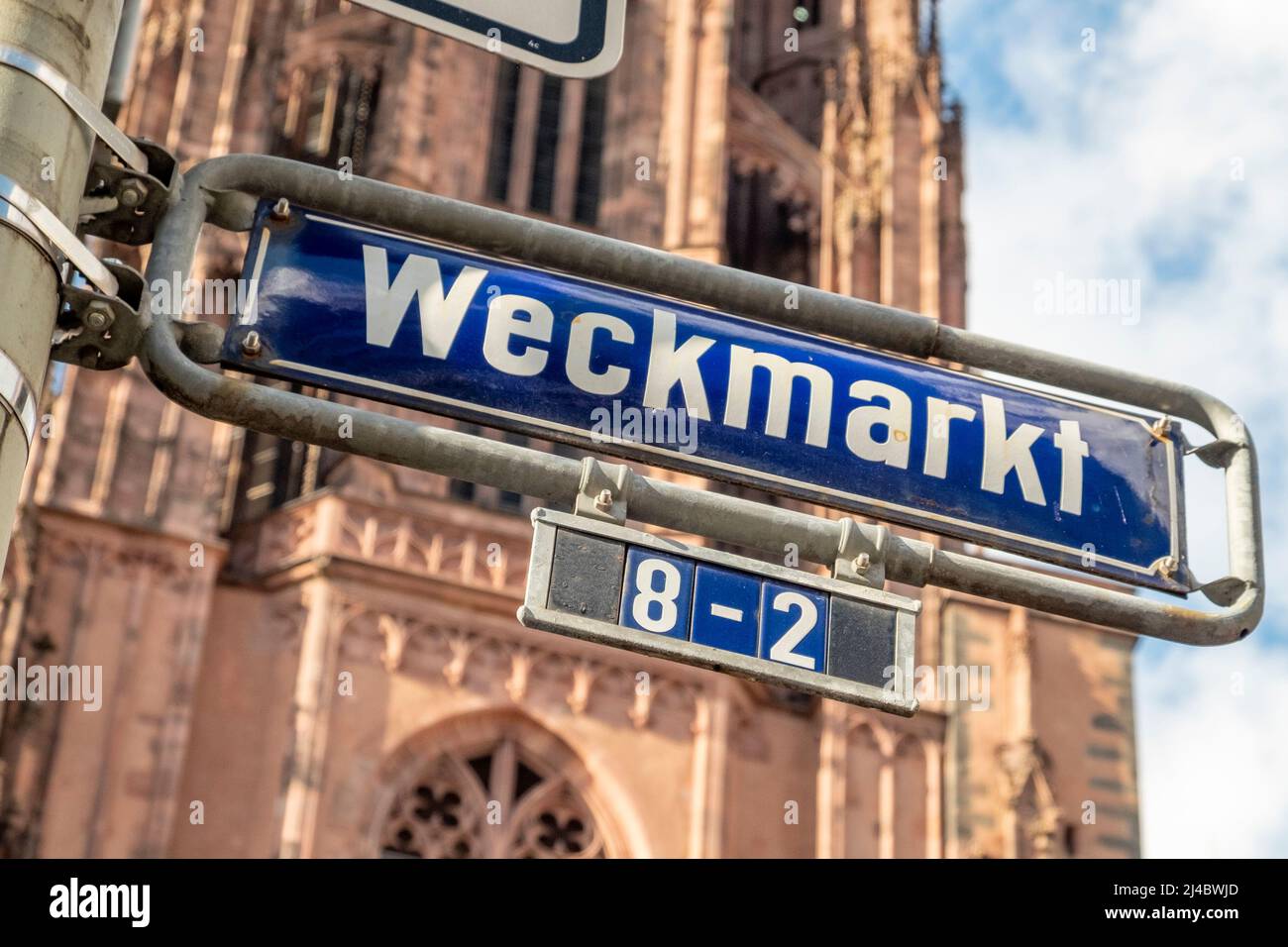 enamel street sign Weckmarkt engl market of bakerman in Frankfurt, Germany Stock Photo Alamy enamel street sign Weckmarkt engl market of bakerman in Frankfurt, Germany Stock Photo Alamy
