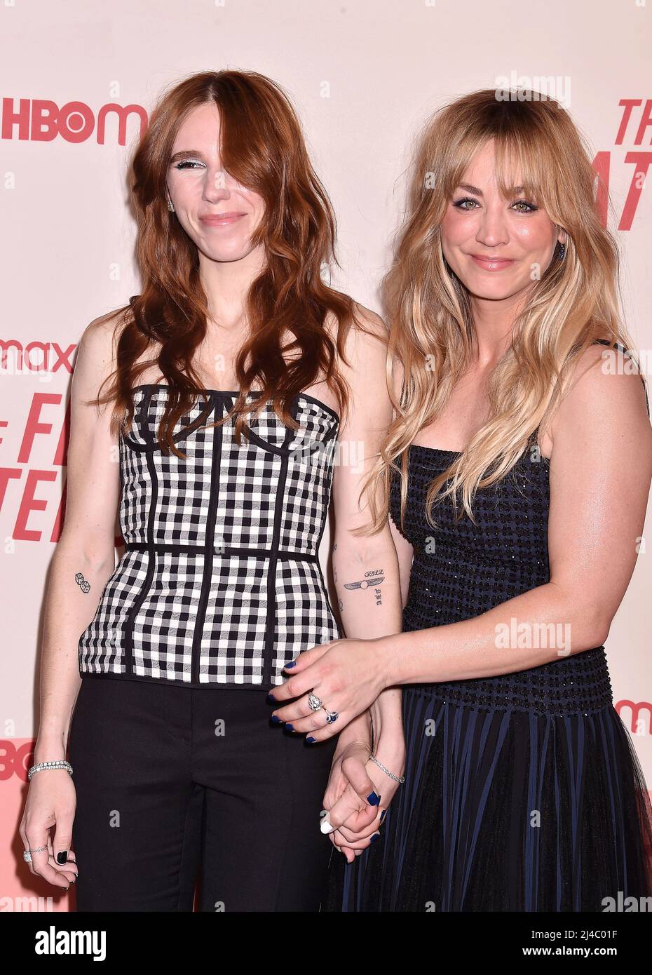 WEST HOLLYWOOD, CA APRIL 12 (LR) Zosia Mamet and Kaley Cuoco attend