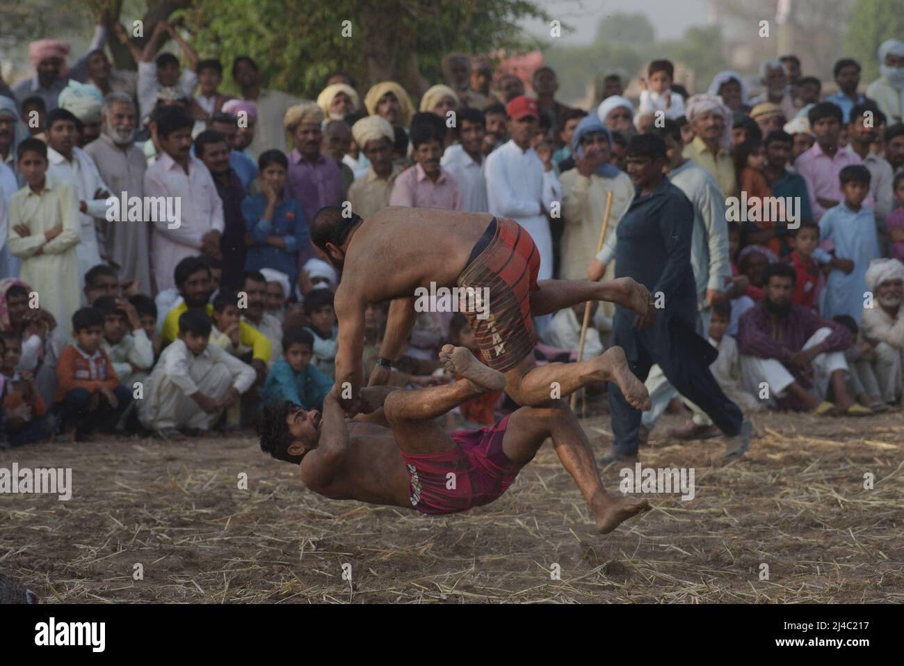 April 8, 2022, Jandraka, Punjab, Pakistan Pakistani traditional