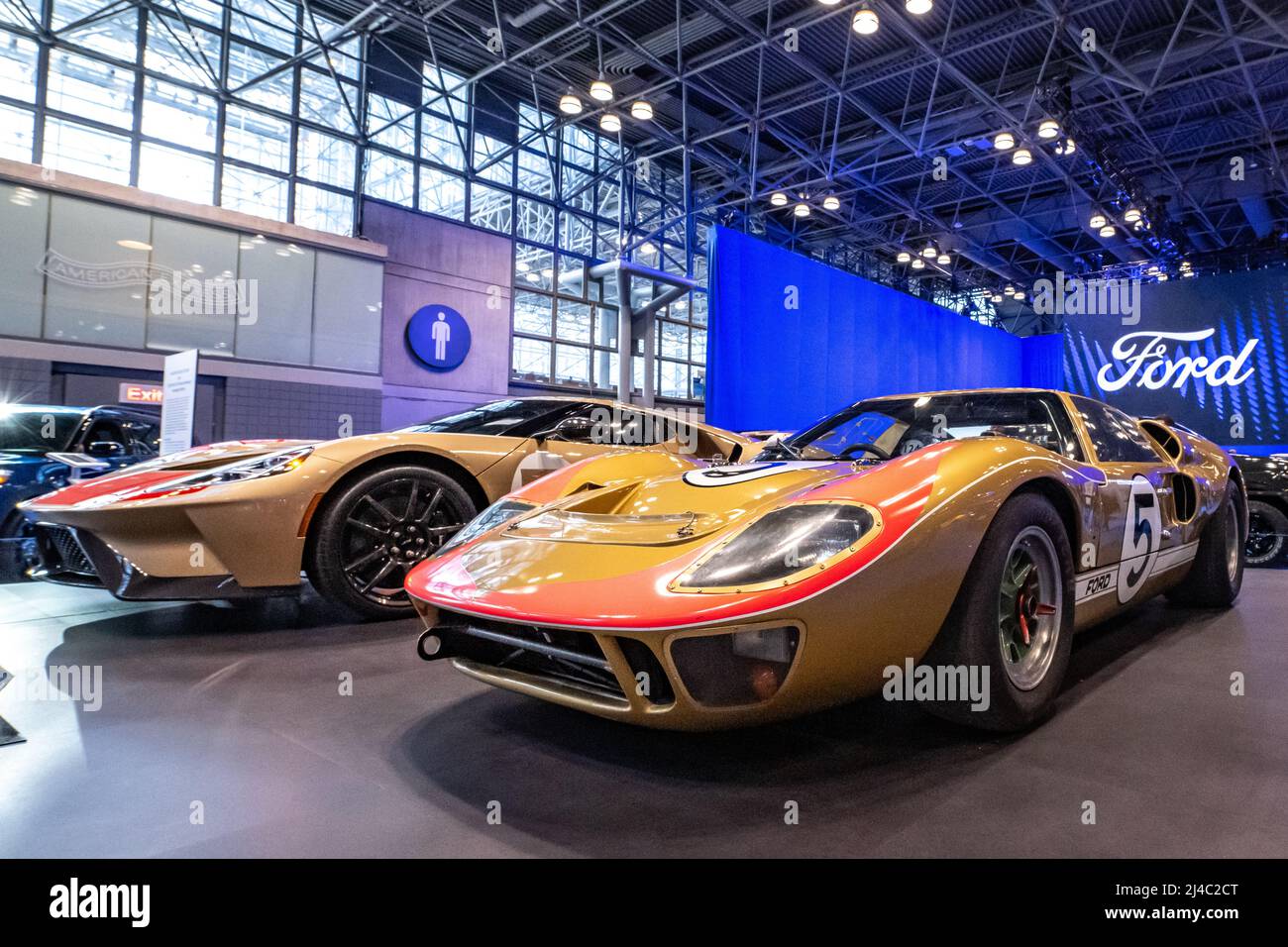 New York, USA. 13th Apr, 2022. A 2022 Ford GT Holman Moody Heritage
