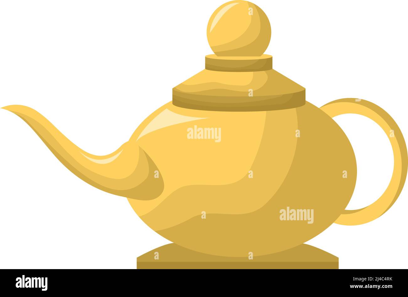 golden arabic tea pot Stock Vector Image & Art Alamy