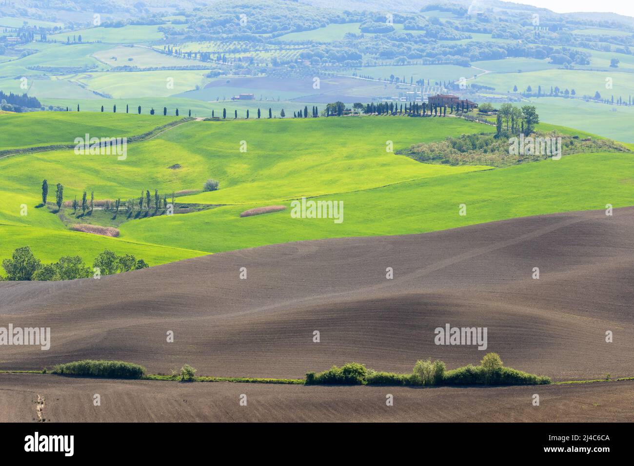 Southern Italy Rural New sown fields in an Italian rural landscape Stock Photo - Alamy