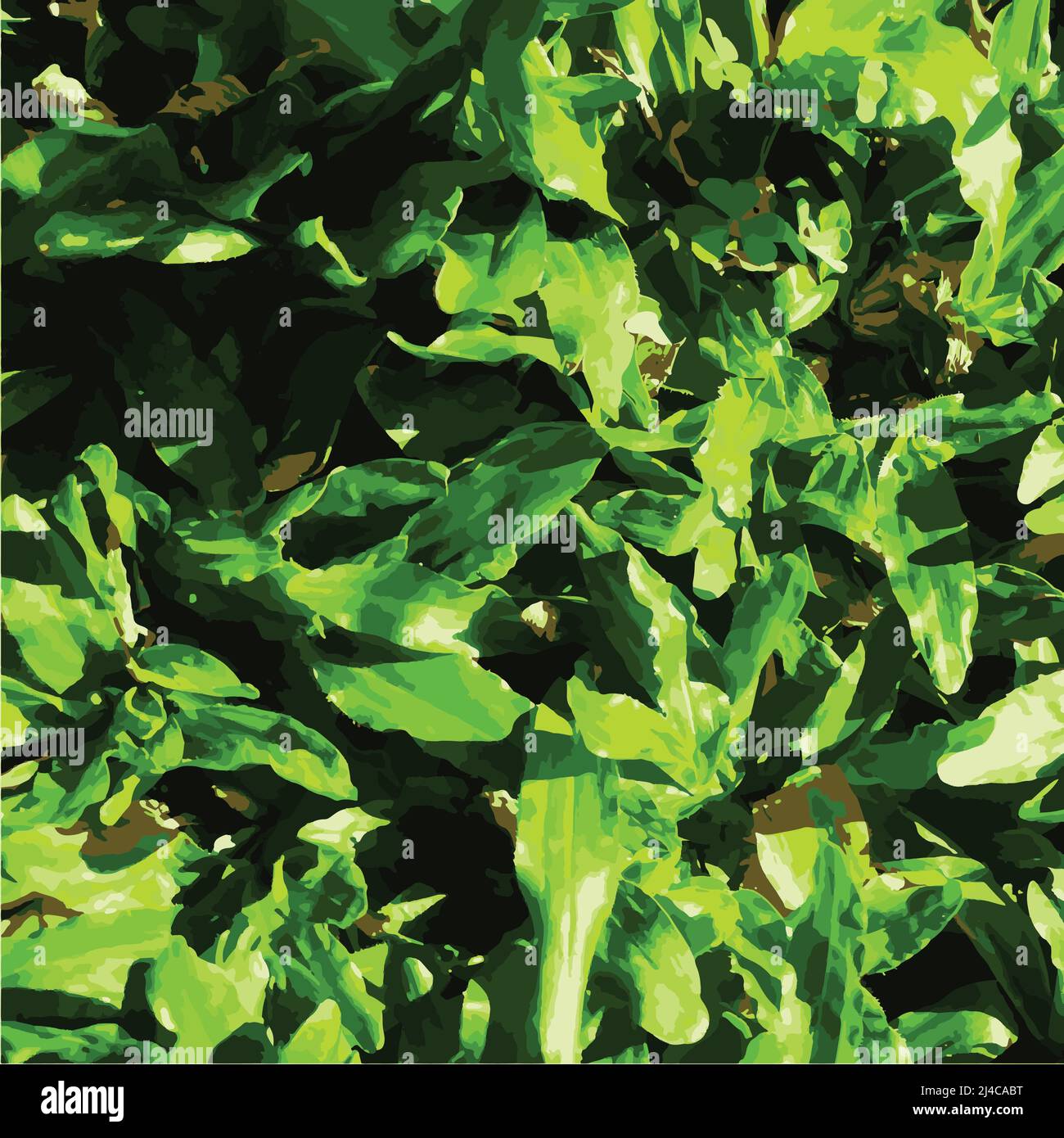 green grass vector illustration suitable for wallpaper backgroun Stock Vector