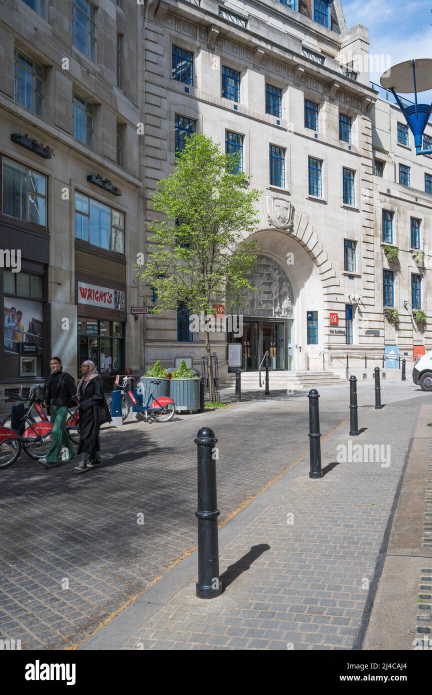 The Houghton Street entrance to the London School of Economics old