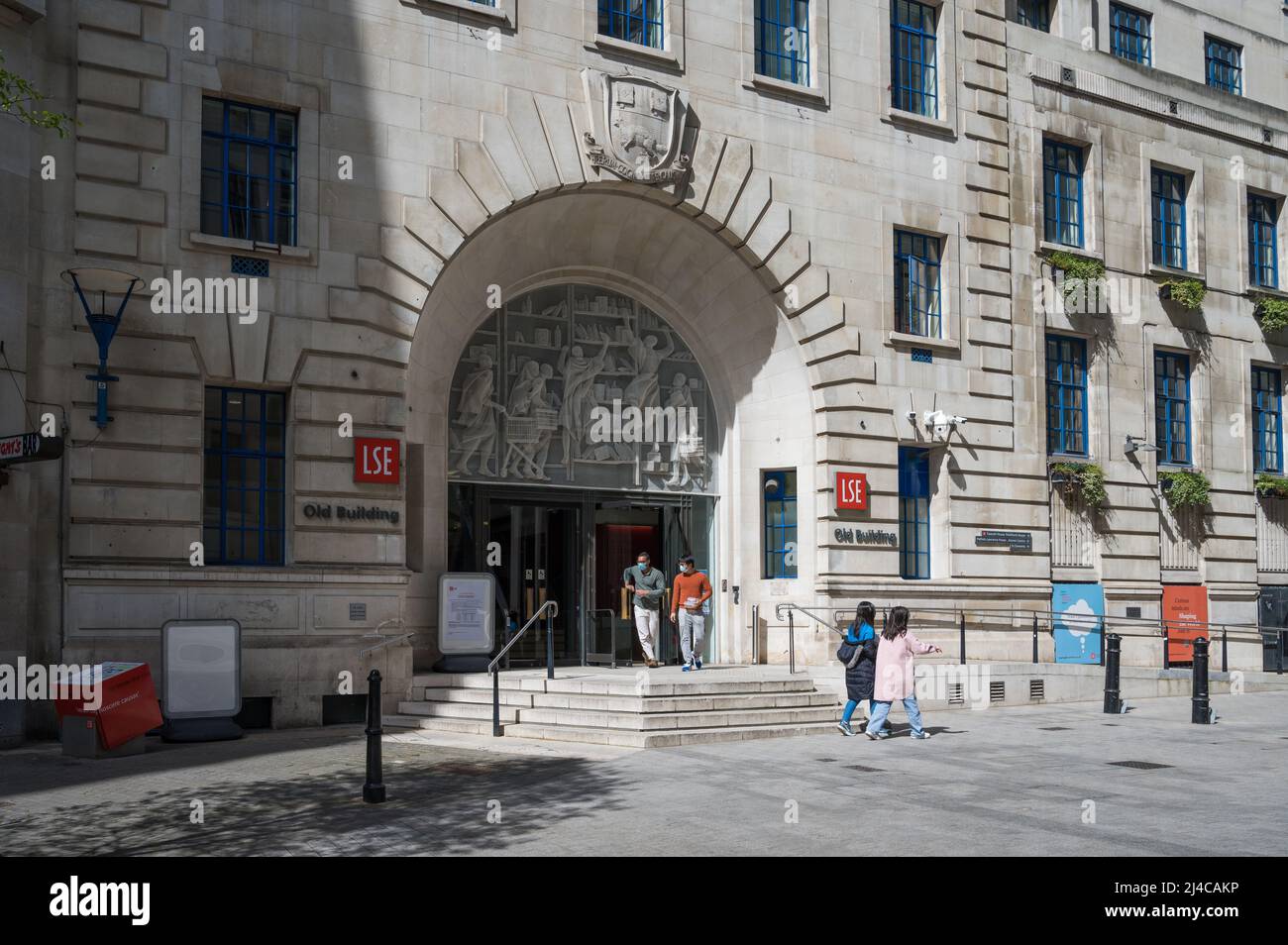 The Houghton Street entrance to the London School of Economics old