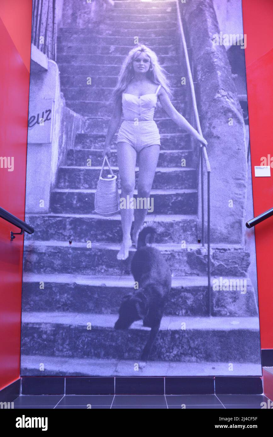 St Tropez Cinema Museum Stock Photo