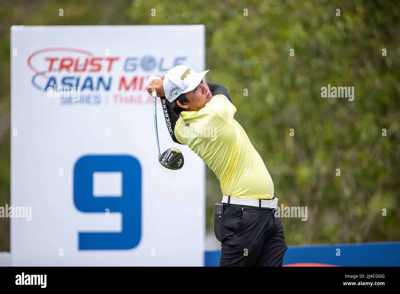 Pattaya Thailand April 14 Phachara Khongwatmai of Thailand during