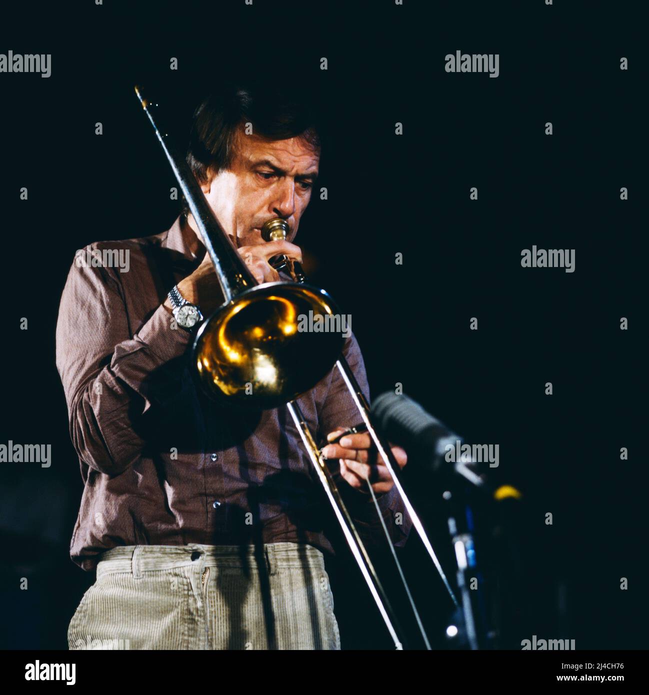 Albert Mangelsdorff, deutscher Jazzmusiker, Posaunist, berühmt für