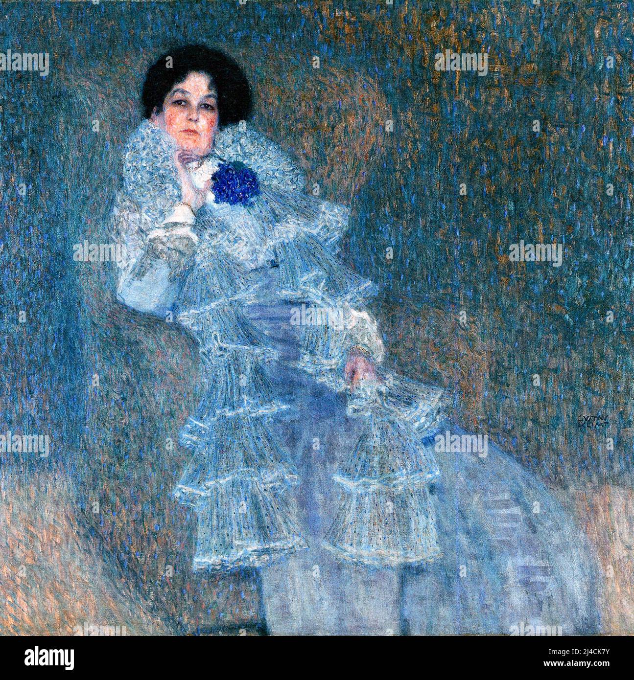 Gustav Klimt | Portrait of Mrs. Marie Henneberg (Circa 17