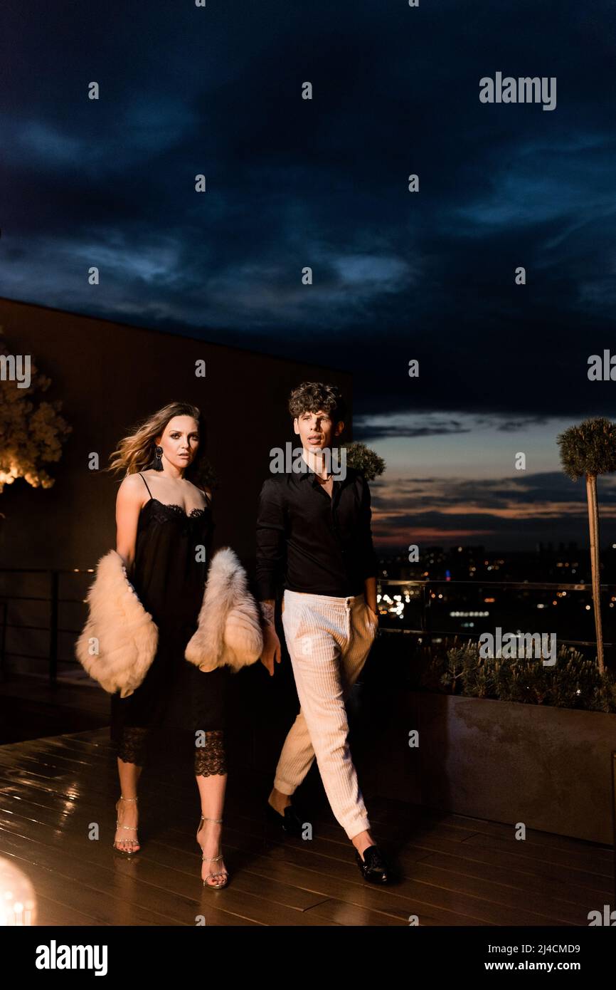 Couple penthouse hi-res stock photography and images - Alamy