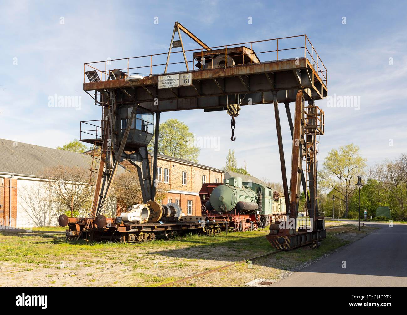 Crane factory rail hi-res stock photography and images - Alamy