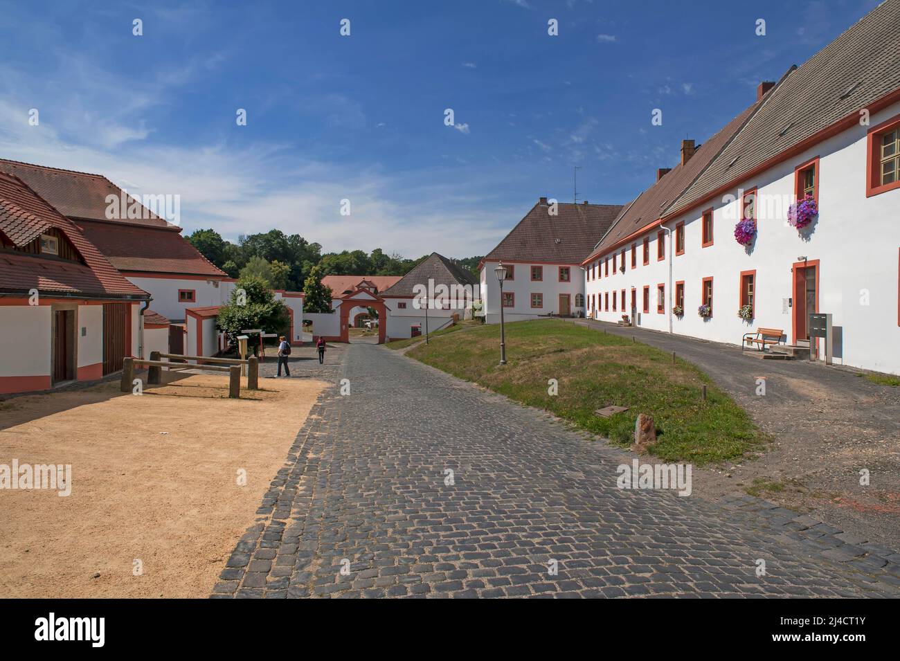 Marienthal Building of the Cistercian abbey Klosterstift St. Marienthal an der ...