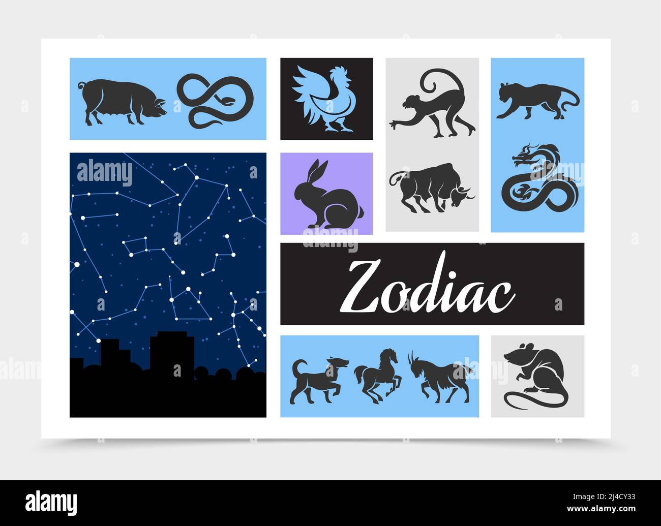 Chinese constellation map Stock Vector Images Alamy