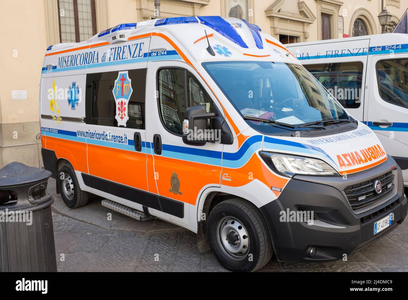 Ambulance Florence Italy Stock Photo