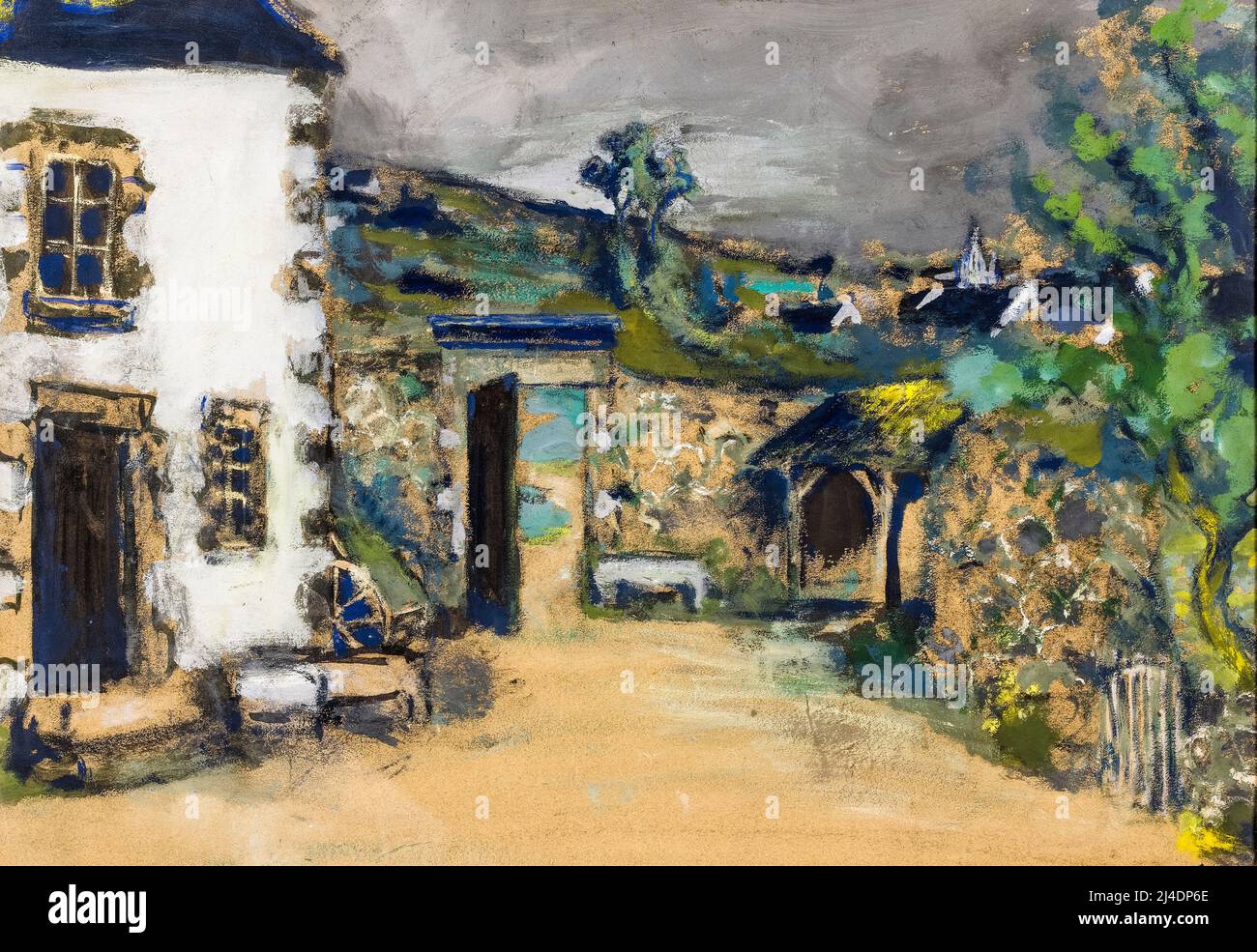 Édouard Vuillard, The Farmhouse, painting, before 1940 Stock Photo