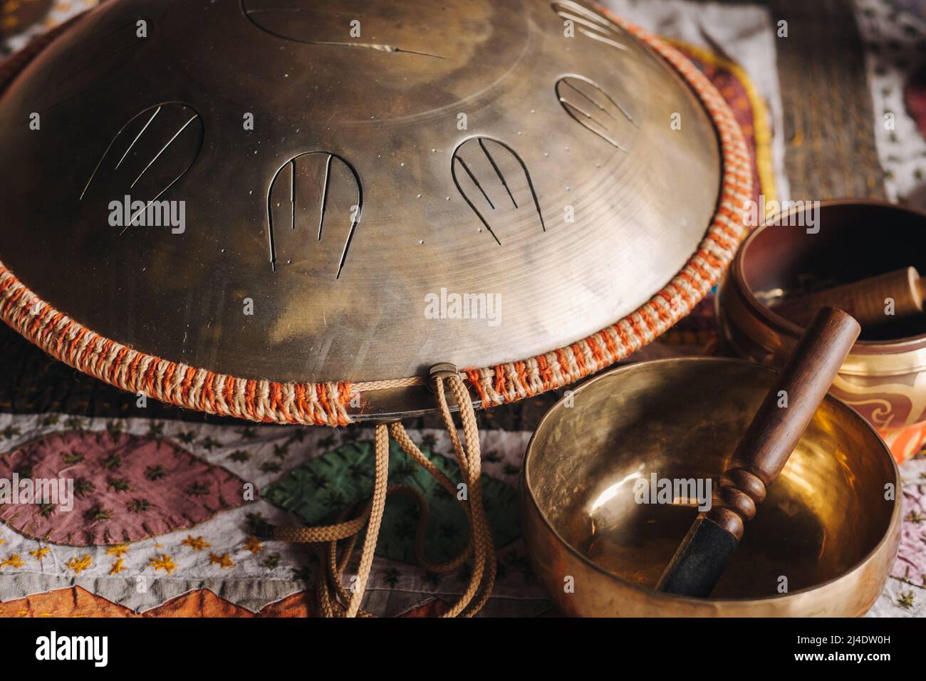 Tibetan drum hi-res stock photography and images - Alamy