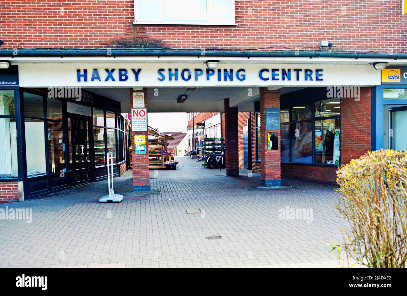 Shopping Centre, Haxby, North Yorkshire, England Stock Photo Alamy