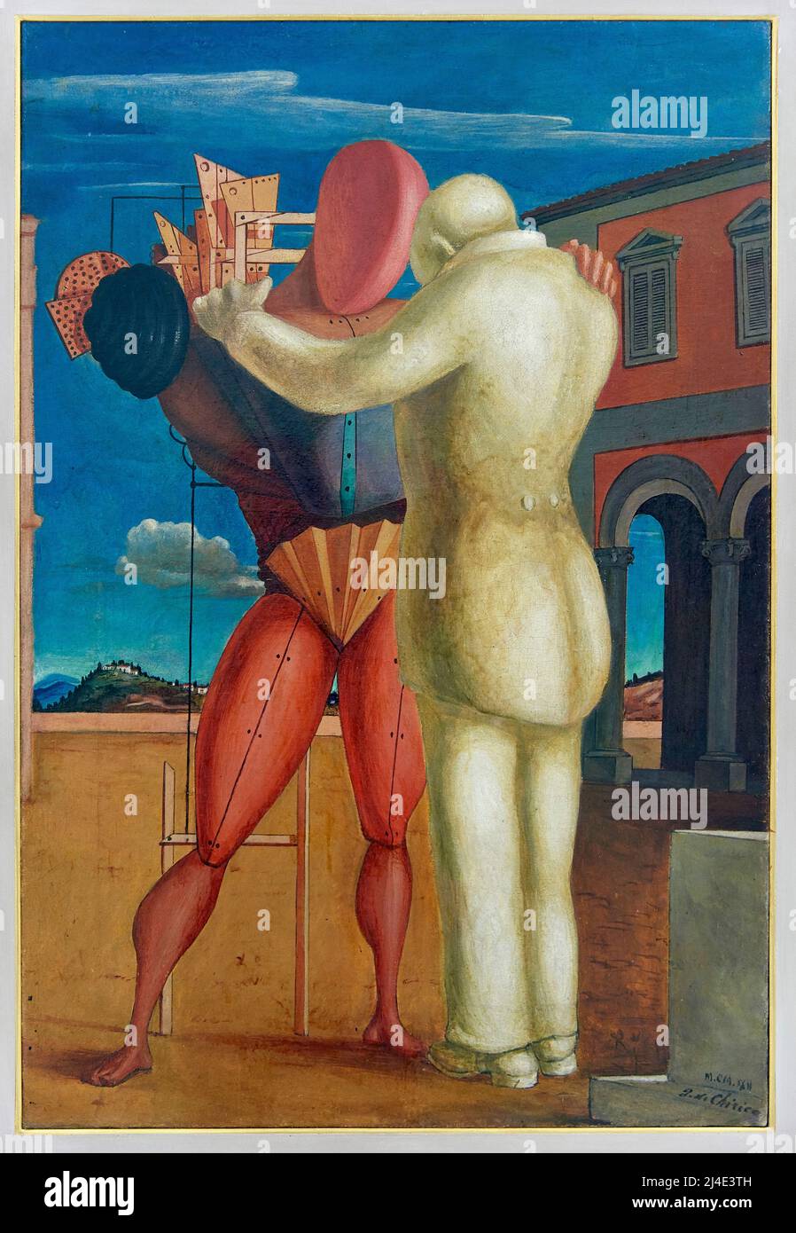 Il figliol prodigo  - tempera su tela - Giorgio De Chirico - 1922 - Milano, Museo del Novecento Stock Photo