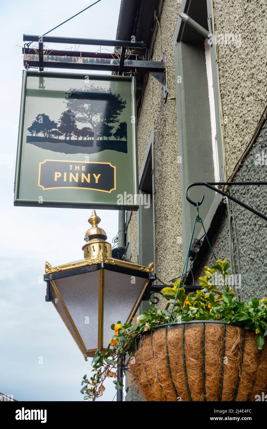 The Pinny, a pub in Penrith, Cumbria, UK Stock Photo