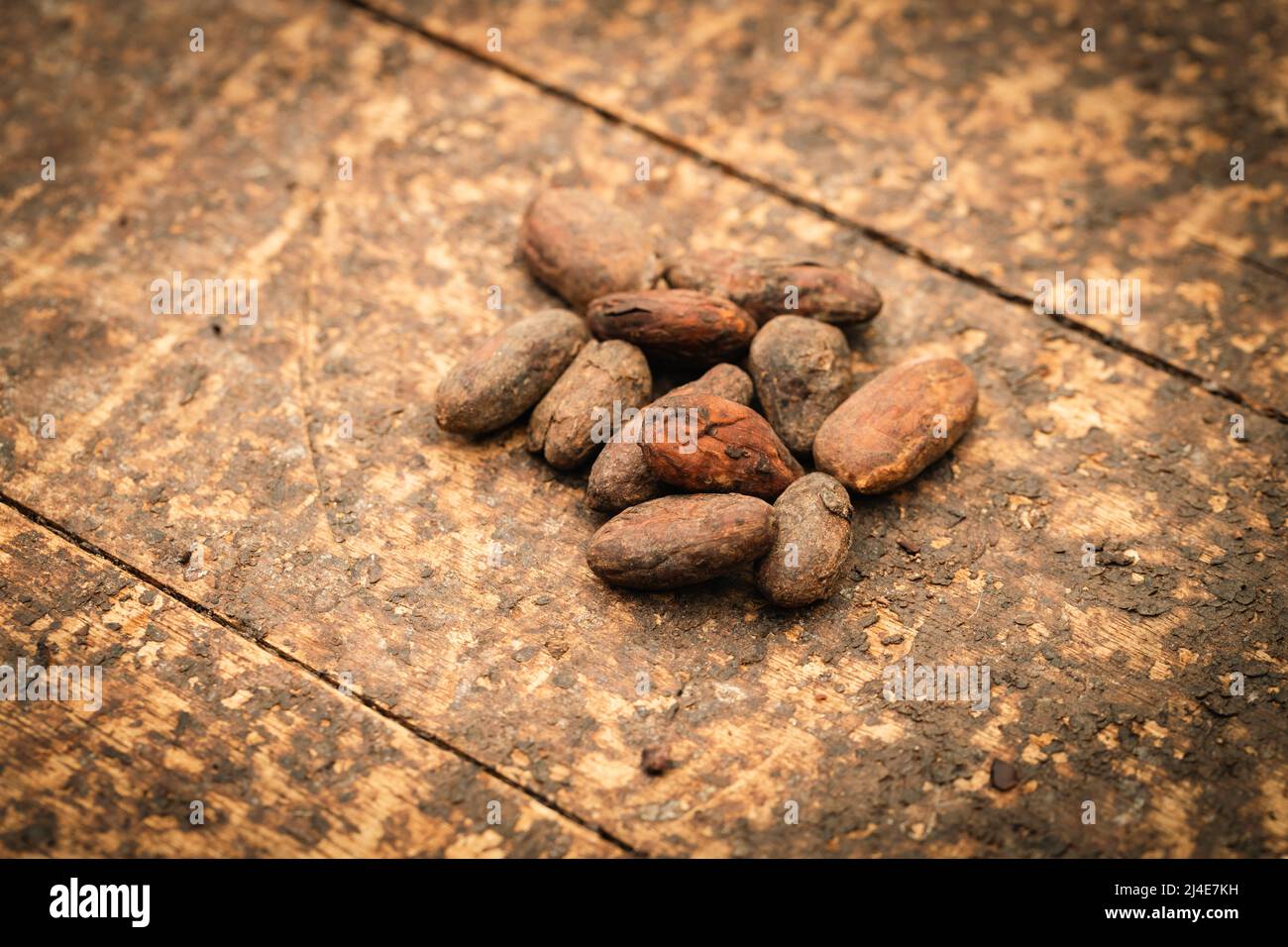 Drying cocoa seeds, Ecological, natural method of obtaining cocoa Stock Photo Alamy