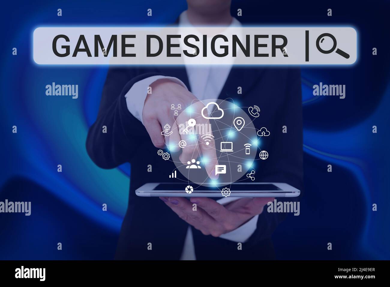 Animation video game screen interface hi-res stock photography and ...