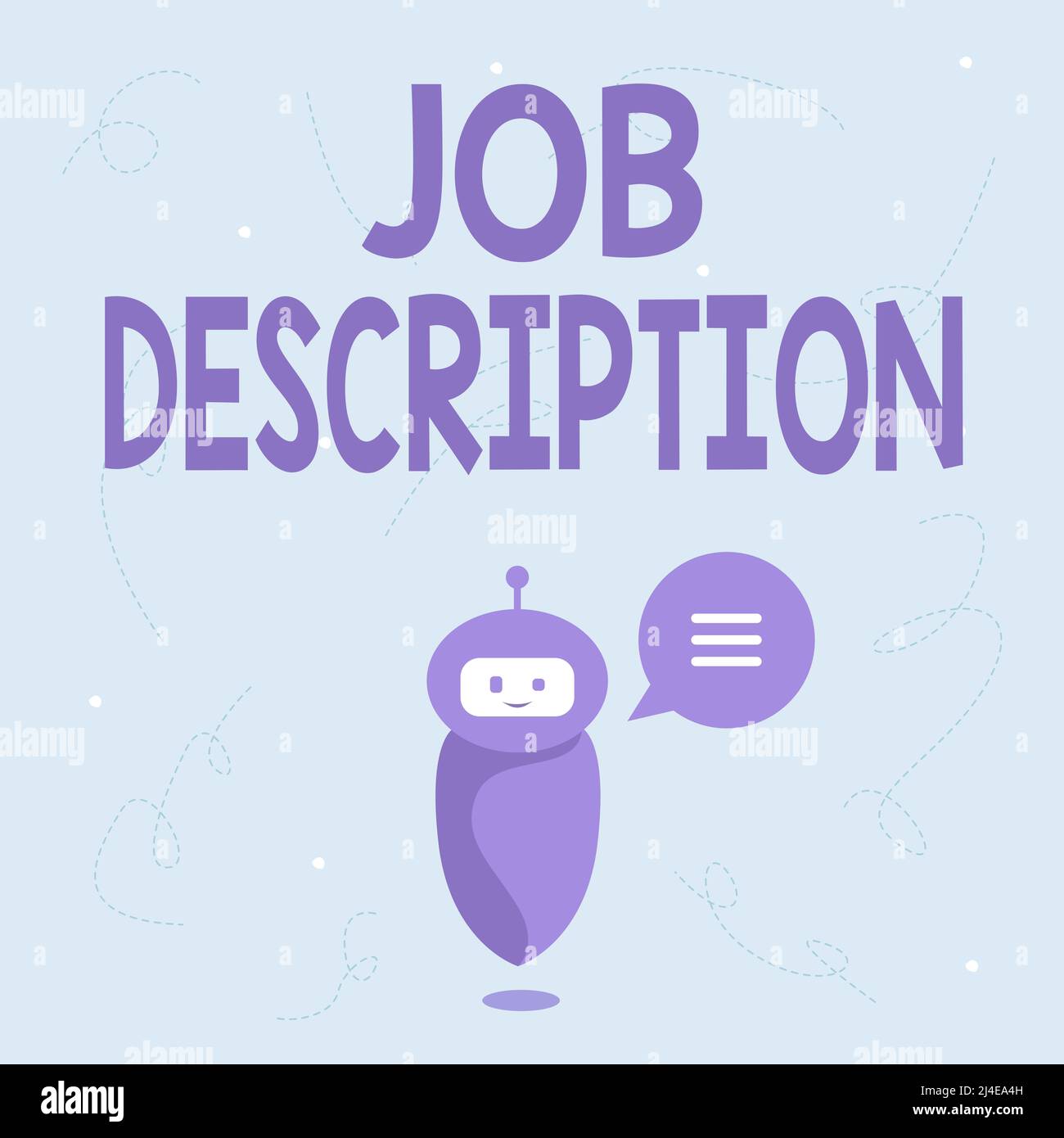 Conceptual display Job Description. Word for A document that describes