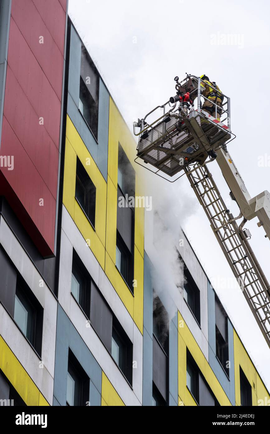 Essex County Fire & Rescue Service carrying out a large scale training ...