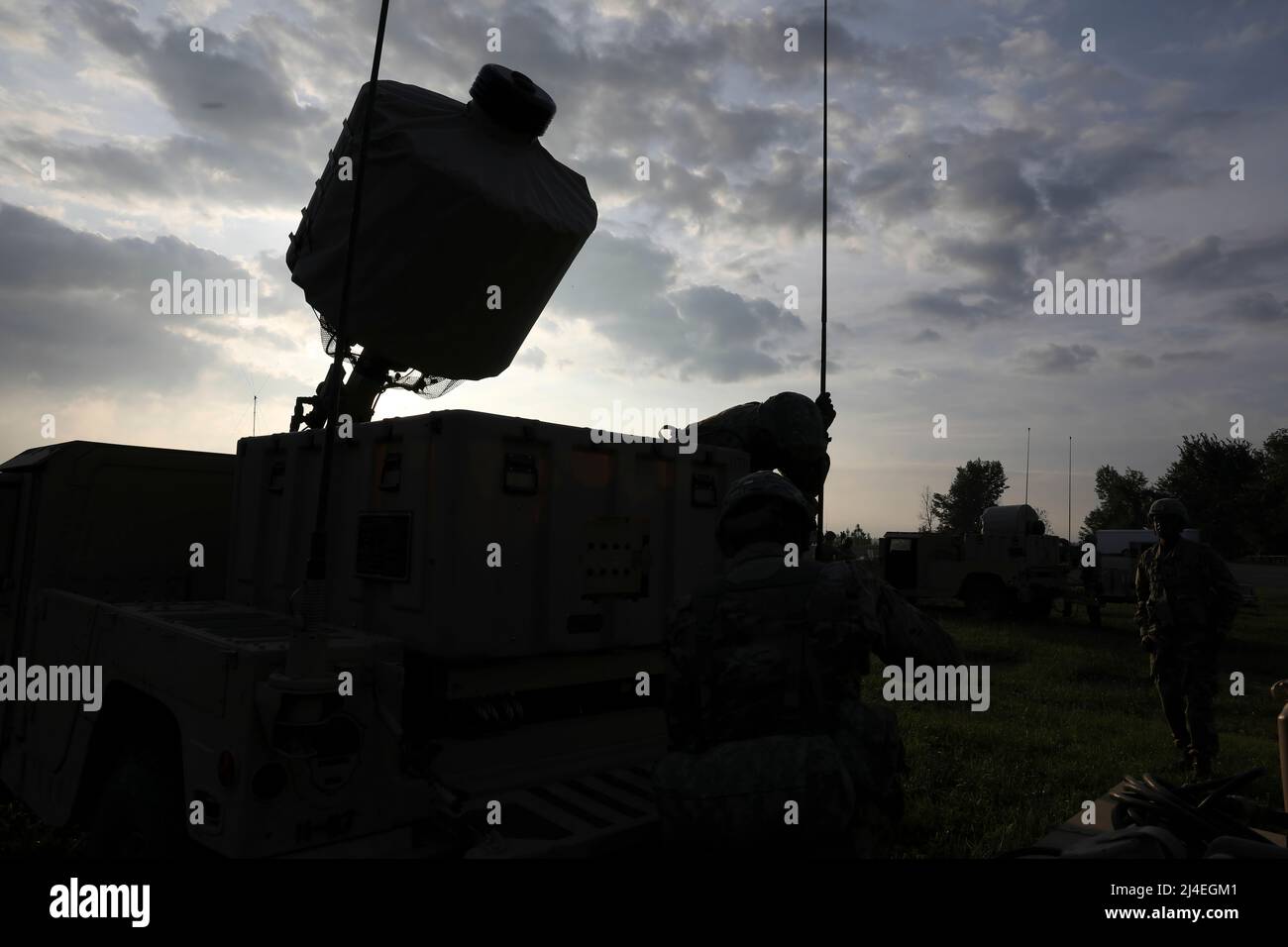 Counter Mortar Radar New York Army National Guard Soldiers with the
