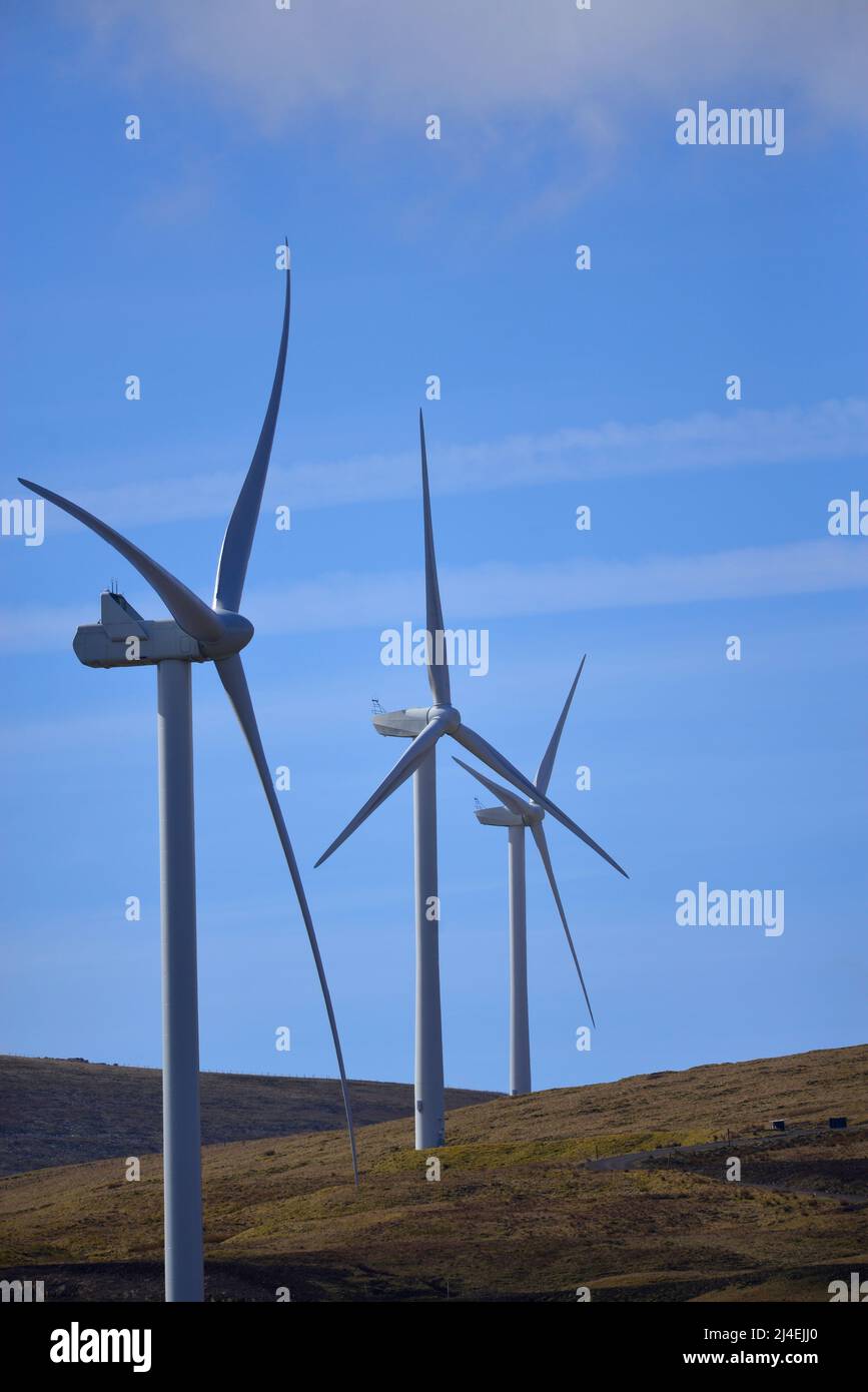 Green Knowes Windfarm Wind power Stock Photo