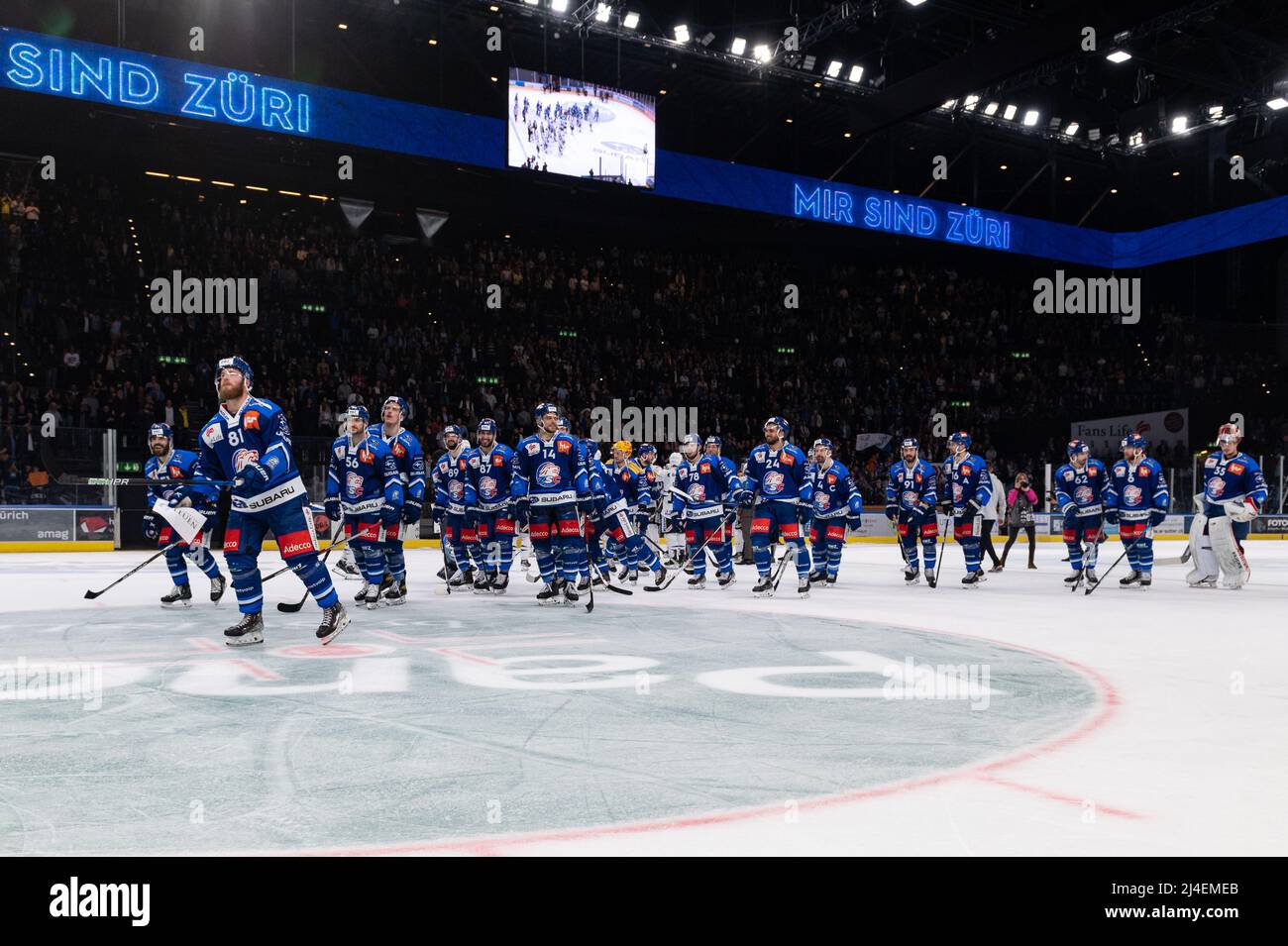 April 14, 2022, Zurich, Hallenstadion, Swiss National League: Semifinals  Game 4: ZSC Lions - Fribourg-Gotteron, #91 Denis Hollenstein (ZSC) shooting  at goal. (Photo by Markus Aeschimann/Just Pictures/Sipa USA Stock Photo -  Alamy