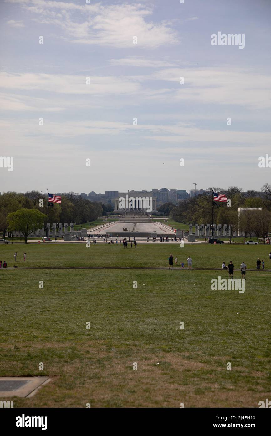 Lincoln Memorial in Washington DC Stock Photo