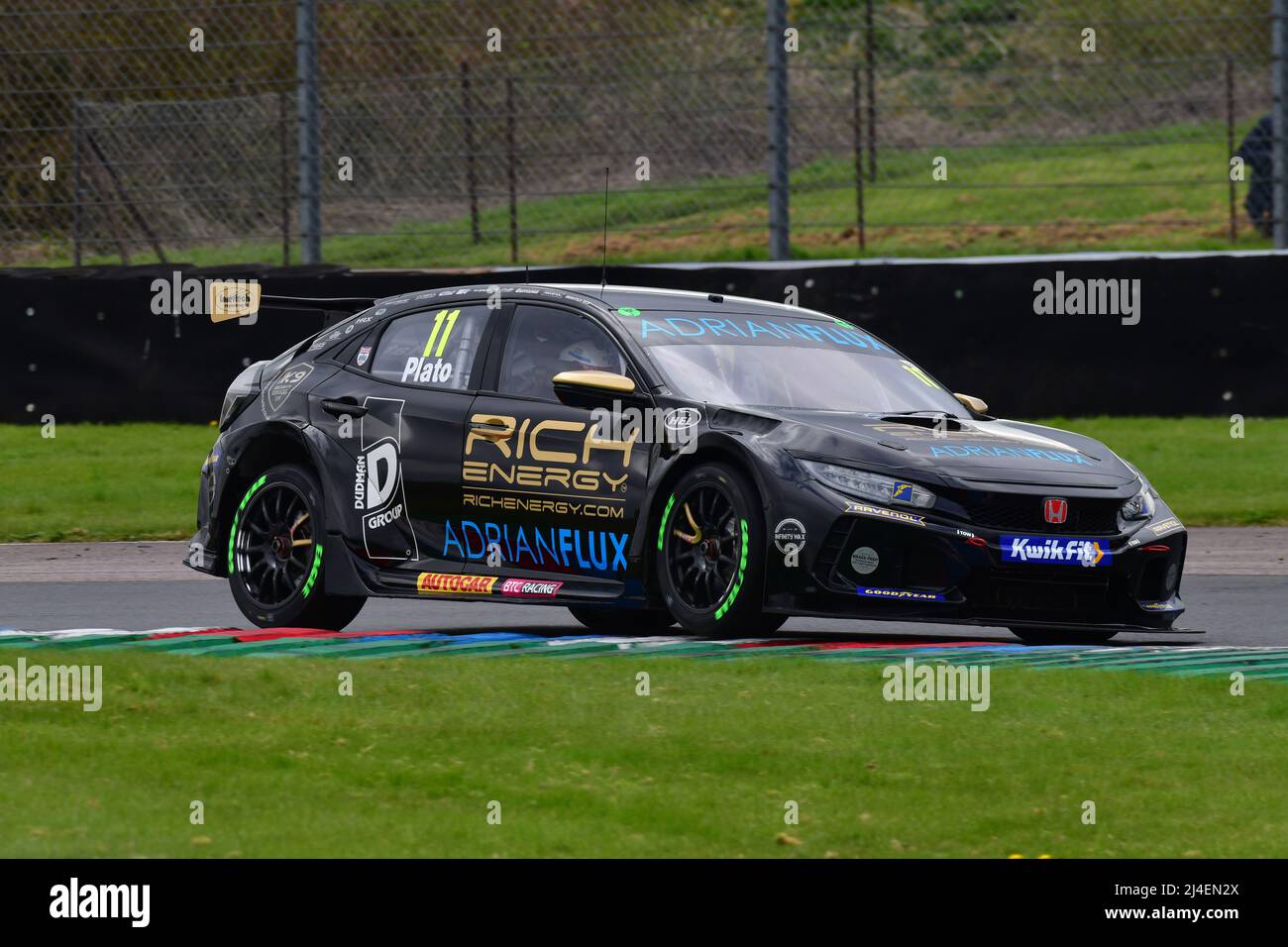 Jason Plato, Honda Civic Type R, BTCC bounces back into action in ...