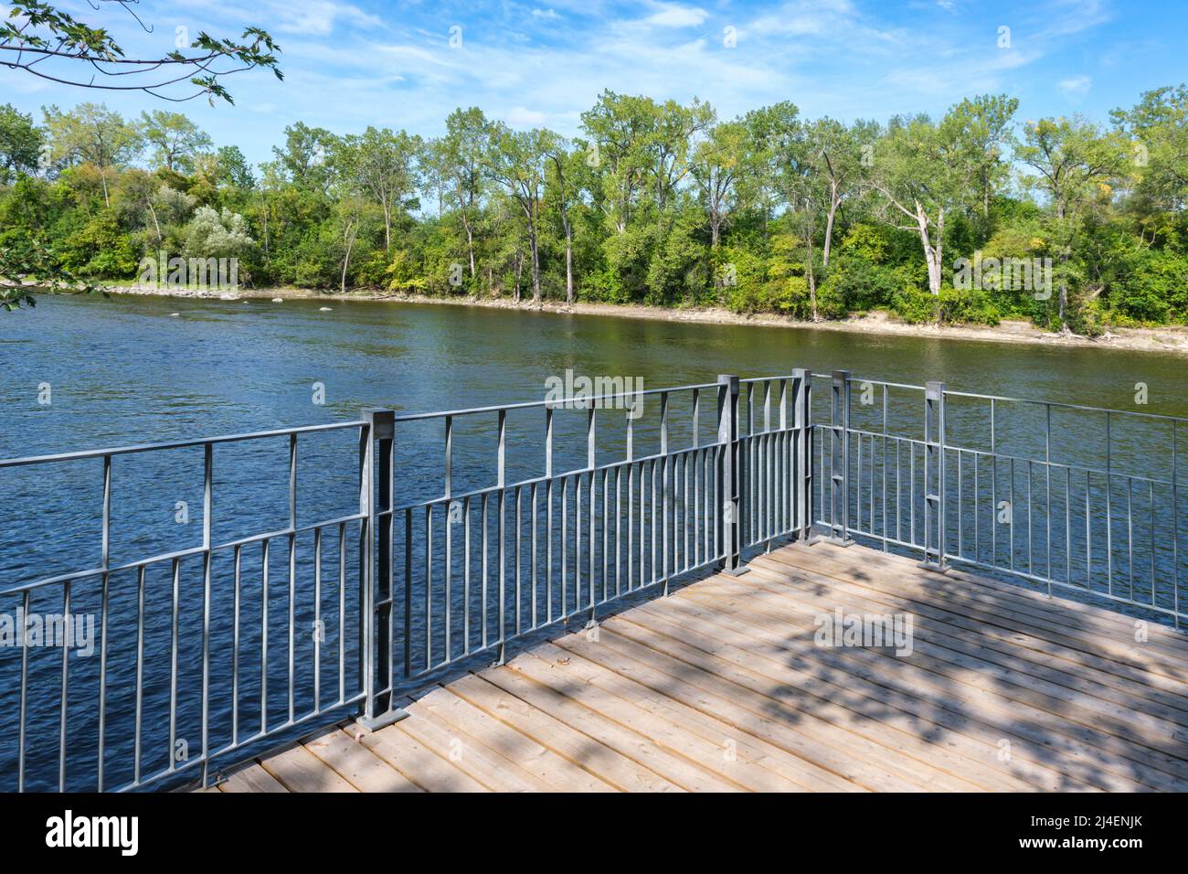 Parc-nature de l'Île-de-la-Visitation in Montreal, Quebec, Canada Stock Photo