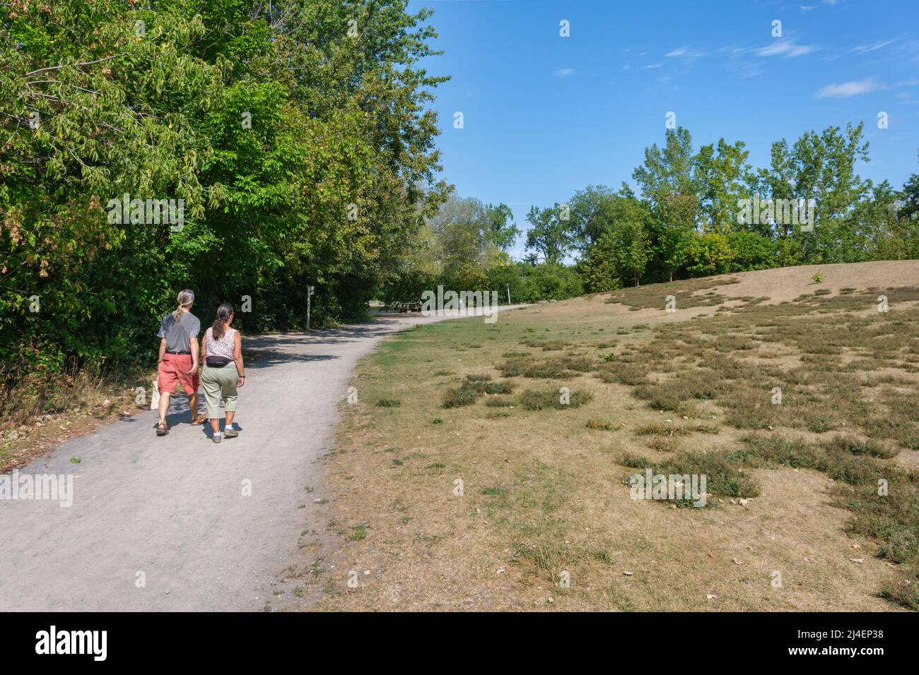 Parcnature de l'ÎledelaVisitation in Montreal, Quebec, Canada Stock