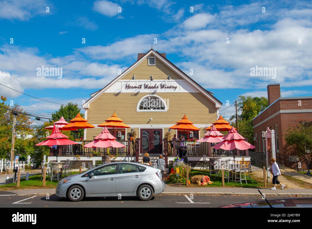 Hermit Woods Winery and Deli at 72 Main Street in historic town center