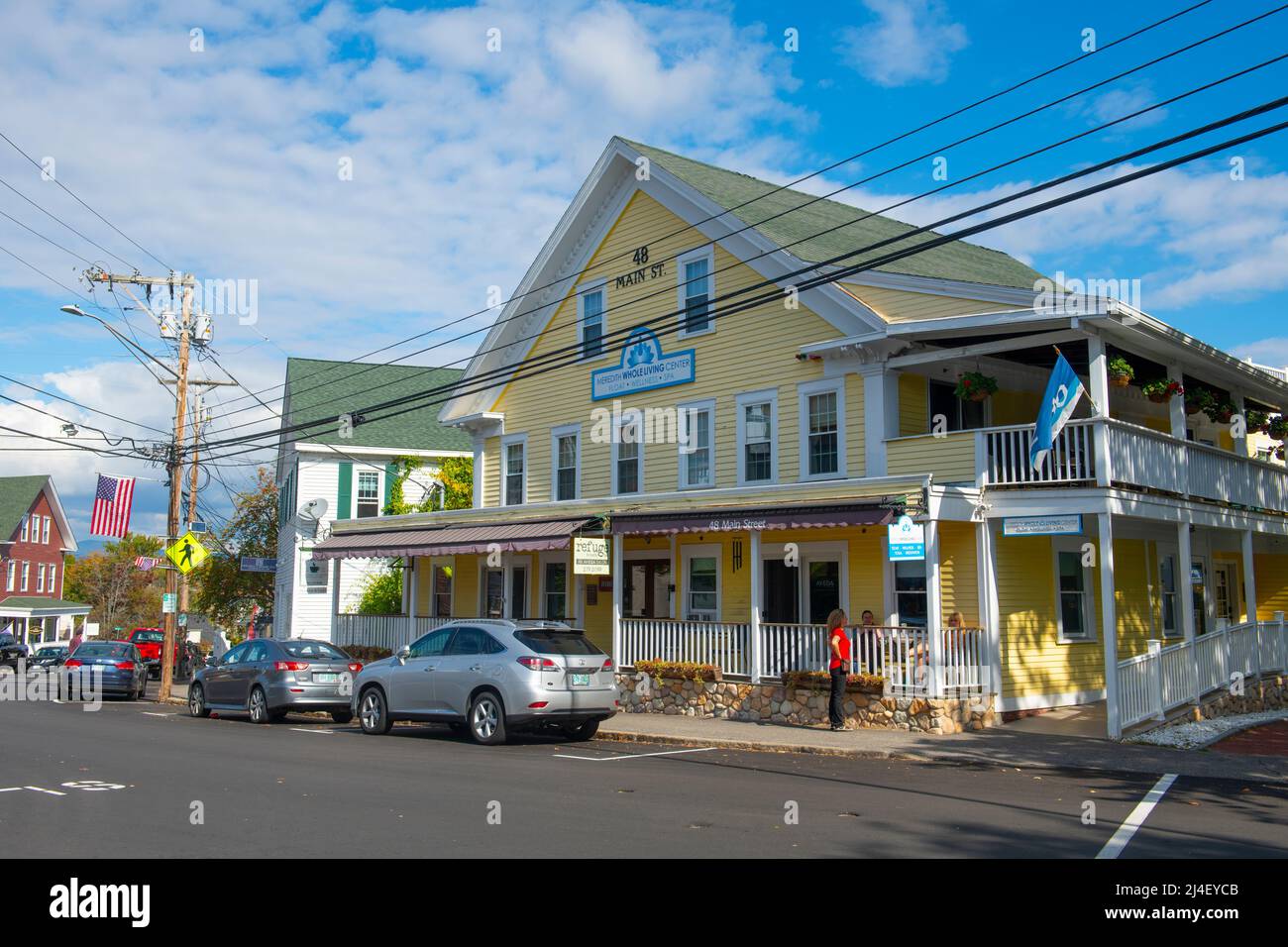 Meredith Whole Living Center in a historic building at 48 Main Street