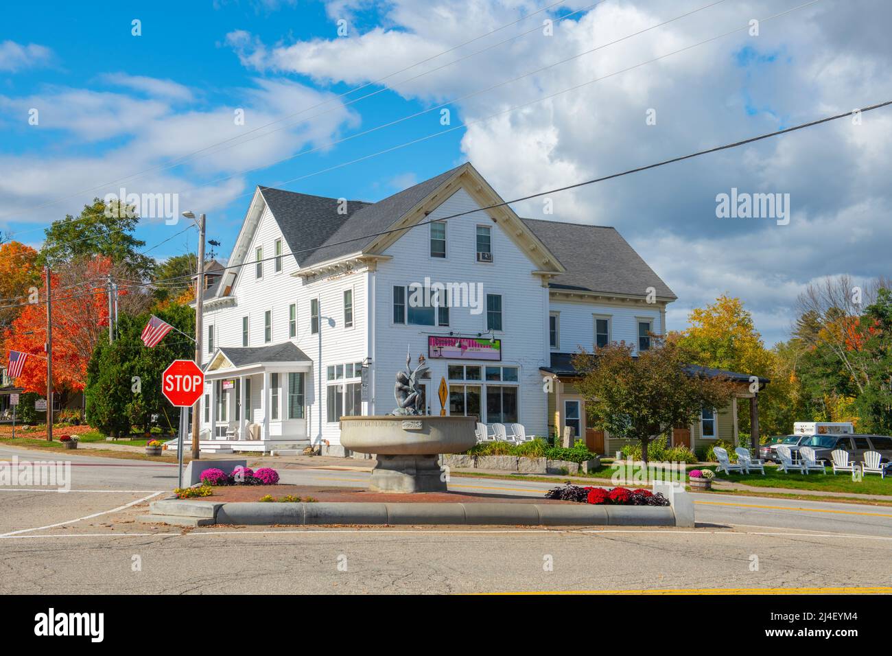 Historic commercial building at 34 Plymouth Street in historic Center