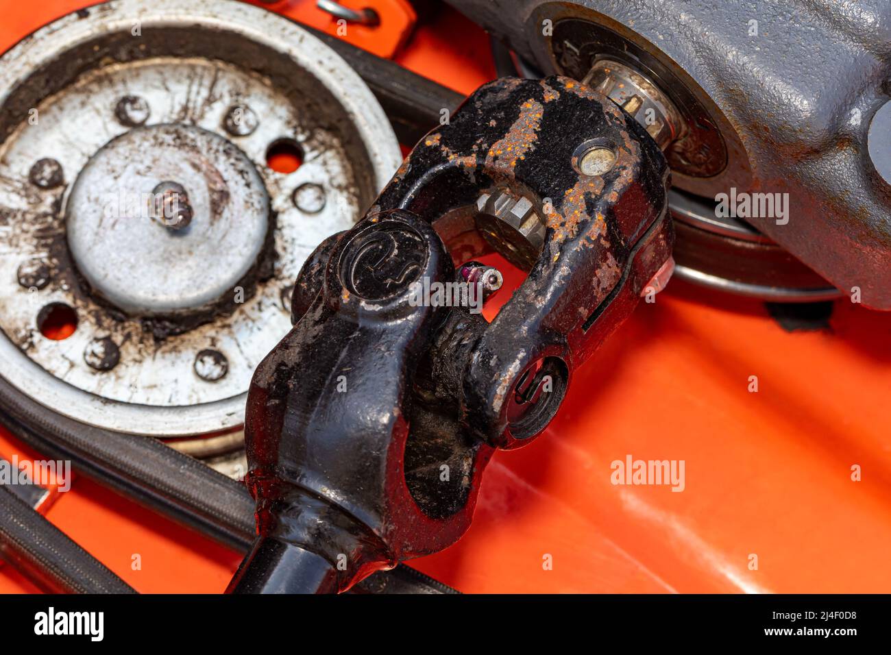 Lawn mower deck power take off driveshaft. Lawn equipment maintenance