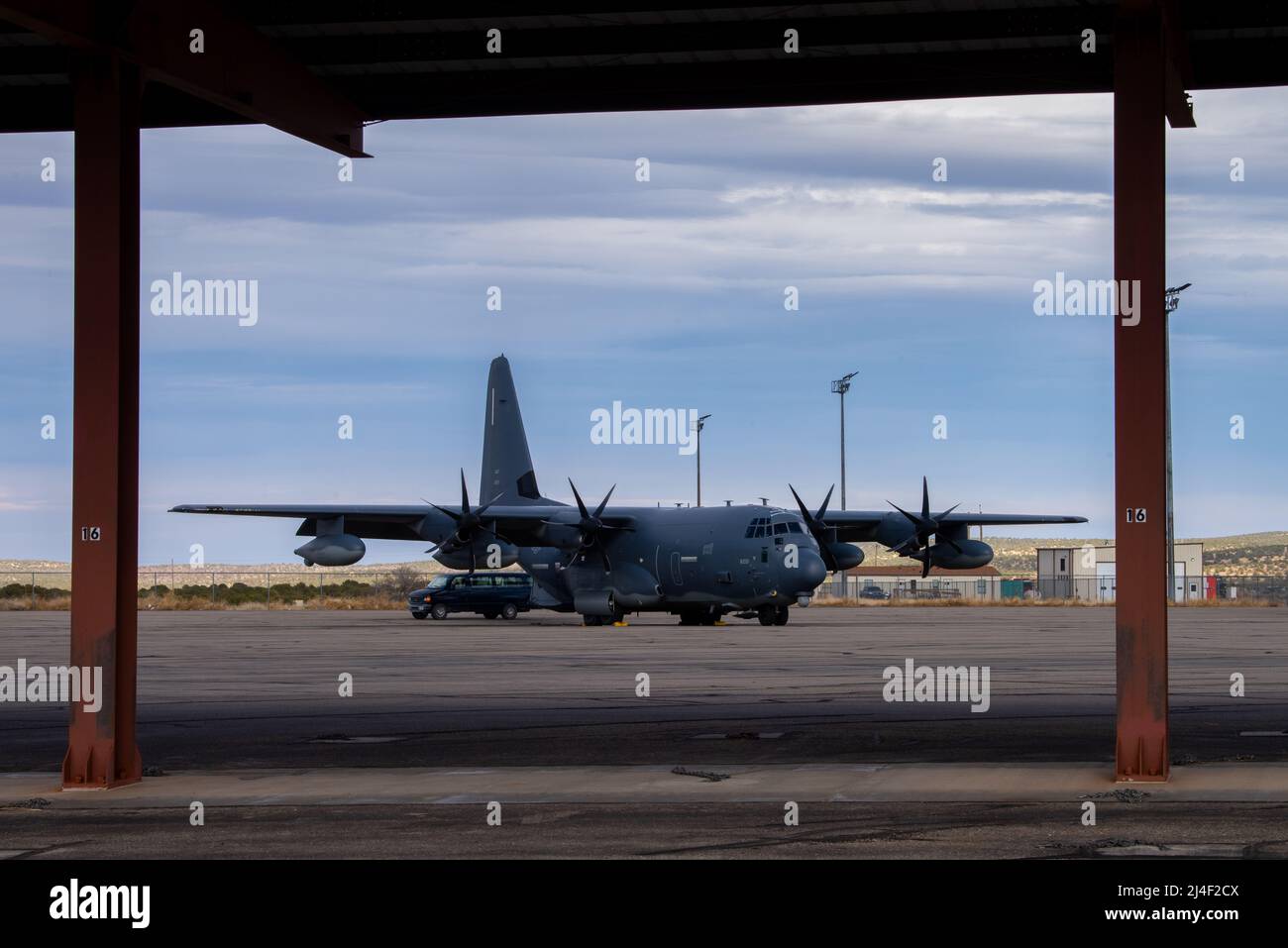 A U.S. Air Force 9th Special Operations Squadron MC130J Commando II