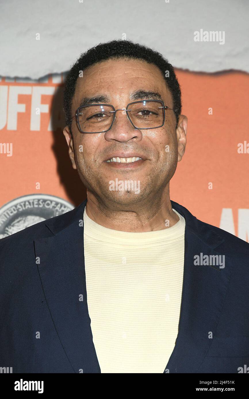 Harry Lennix attends the Broadway Opening of 'American Buffalo' on April 14, 2022 at The Circle in the Square Theatre in New York, New York, USA. Robin Platzer/ Twin Images/ Credit: Sipa USA/Alamy Live News Stock Photo